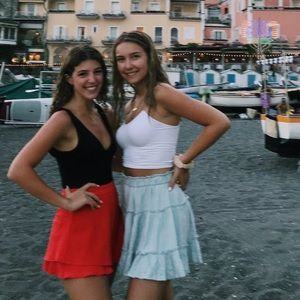 Blue Princess Polly mini skirt